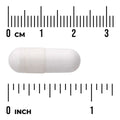Swanson Triple Magnesium Complex 400mg 300 Vegan Capsules size comparison with measurement scale