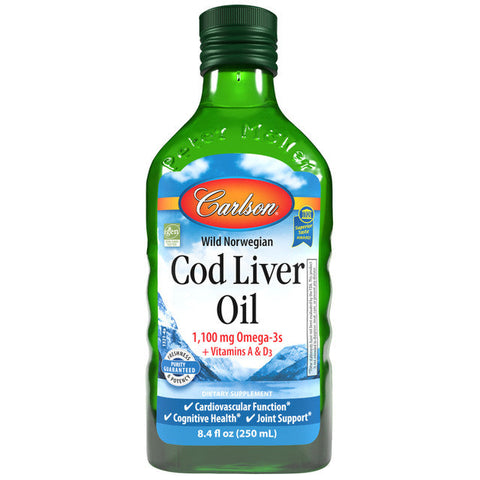 Carlson Labs Wild Norwegian Cod Liver Oil