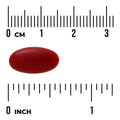 Swanson Lycopene 10mg 120 Softgels size comparison with measurement scale