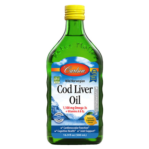 Carlson Labs Wild Norwegian Cod Liver Oil