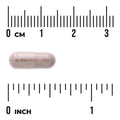 Swanson Full Spectrum Black Cohosh Root 540 mg capsule size comparison with measurement scale