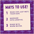 Aussie Deep Hydration Shampoo plastic bottle usage instructions for dry thick curly hair 300ml