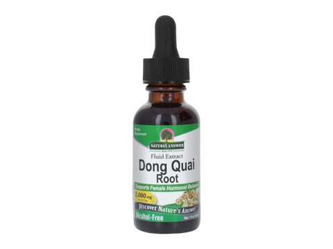 Nature’s Answer Dong Quai Root Extract alcohol-free liquid 30ml front bottle