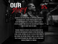 Black and white image with text about 5% Nutrition and Rich Piana, featuring a person in the background.