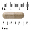 Swanson Full Spectrum Black Cohosh Root 540 mg capsule size comparison with measurement scale