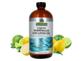 Nature’s Answer Liquid Norwegian Cod Liver Oil Lemon Lime 480ml bottle front view with lemon lime