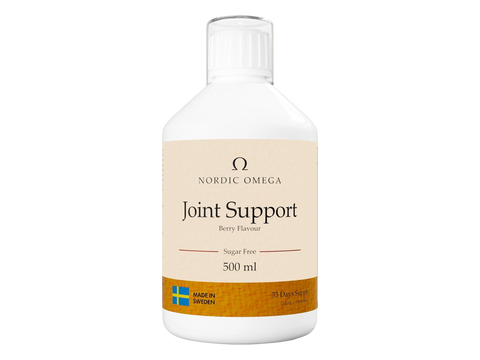 Nordic Omega Joint Support Collagen liquid bottle berry flavour sugar free 500ml