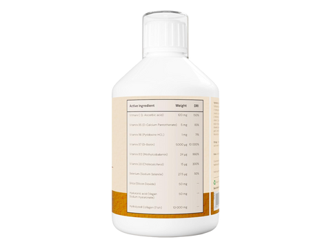 Nordic Omega Marine Collagen 10 liquid supplement facts ingredients berry 500ml