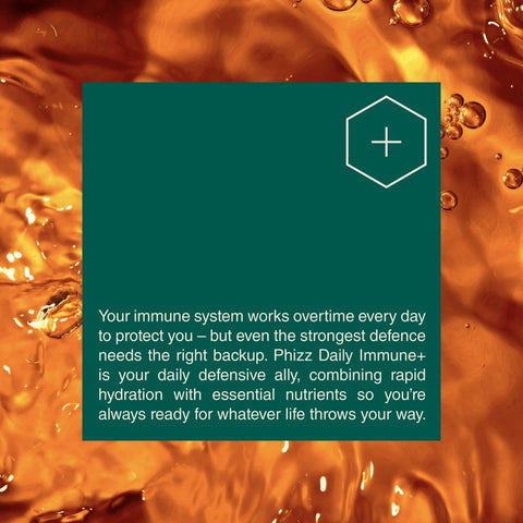 Phizz Daily Immune+ Hydration Electrolyte Orange Tablets 