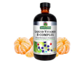 Nature's Answer Liquid Vitamin B-Complex Tangerine 240ml supplement front label with tangerine