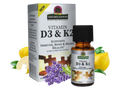 Nature's Answer Vitamin D3 and K2 Liquid Drops Lemon 15ml bottle &  box front label