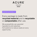 Acure Brightening Day Cream Cica & Argan Oil 50ml recyclable and compostable