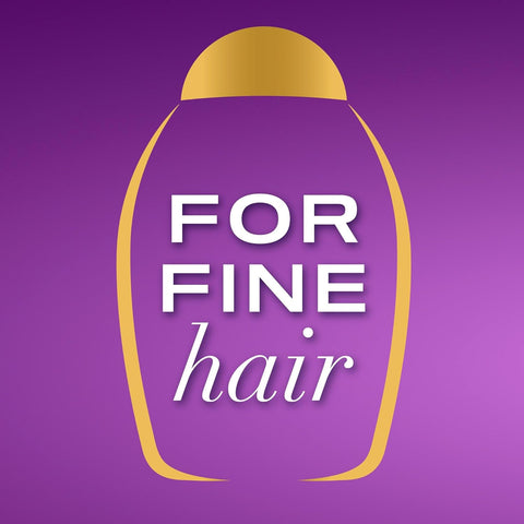 OGX Thick & Full Biotin and Collagen Conditioner for fine hair.