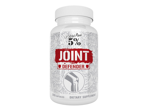 Supplement bottle labeled 'Joint Defender' on a white background