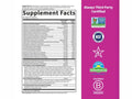 Garden of Life Vitamin Code Women's Multivitamin 120 Vegetarian Capsules supplement facts nutrition information panel