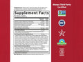 Garden of Life Vitamin Code Raw Iron with Vitamin C and Probiotics 60 Veg Caps supplement facts nutrition information panel