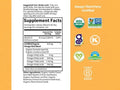 Garden of Life Organics Vegan Vitamin D3 Spray 1000 IU 58ml supplement facts panel on bottle packaging