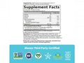 Garden of Life Dr. Formulated Whole Food Magnesium Orange 197.4g supplement facts panel on tub packaging