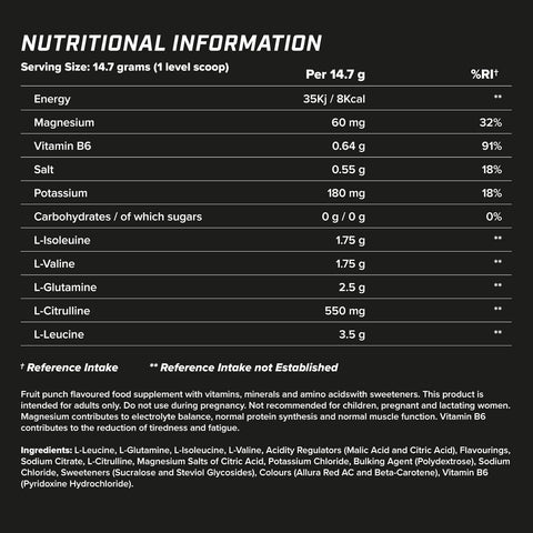 XTEND Original BCAA Powder Knockout Fruit Punch - 441g