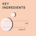 Acure Sun Serum Drops Sunscreen SPF 30 ingredient label zinc oxide vitamin E 30ml