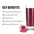 Force Factor Total Beets Superfood Powder Drink Mix, Pomegranate Berry