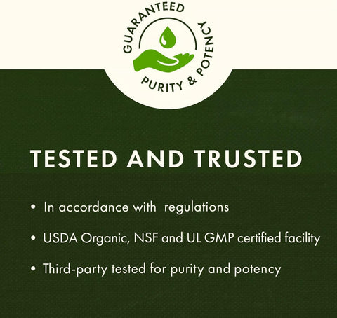 Swanson Collagen Peptides Unflavored 560 g tested and trusted purity and potency infographic