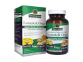 Nature's Answer Turmeric and Ginger Vegan Capsules 90 count herbal supplement front bottle & box label