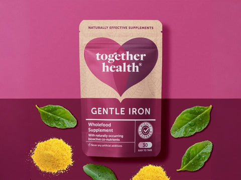 Together Health Whole Food Iron Supplement with Vitamin B12 & Folate - 30 Capsules