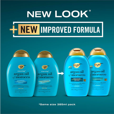 OGX Renewing Argan Oil of Morocco Conditioner - 385ml. Old & new packaging.