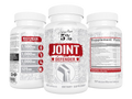 Three bottles of 'Joint Defender' dietary supplements on a white background