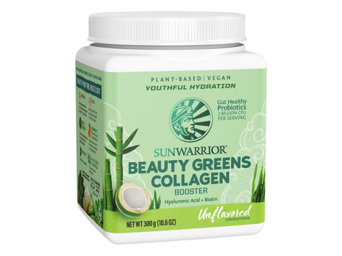 Sunwarrior Beauty Greens Collagen Superfood Drink 300g Tub - Unflavoured