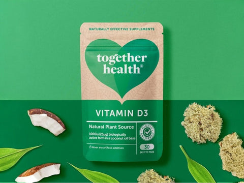 Together Health Vegan Vitamin D3 1000 IU from Lichen - 30 Capsules