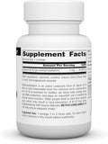 Supplement facts & ingredients image: Source Naturals Vitamin B12 methylcobalamin cherry lozenges ingredient panel 60 count