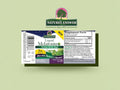 Nature’s Answer Melatonin Plus Lemon Balm & Hops 60ml barcode image on a light green background