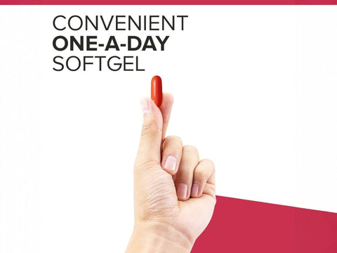 Qunol Mega Ubiquinol 100 mg Active Form CoQ10 capsule a day