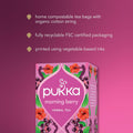Pukka Organic Herbal Tea, Morning Berry - 20 Sachets