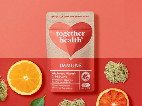 Together Health Immune Support Complex: Zinc, Vitamin C, D3, Probiotic - 30 Caps