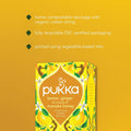 Pukka Organic Lemon, Ginger & Manuka Honey Herbal Tea 34g - 20 Sachets