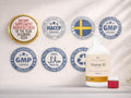 Nordic Omega Marine Collagen 10 Liquid Berry 500ml seal & certifications