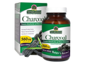 Nature's Answer Activated Charcoal Capsules 90 count vegan supplement front label box & bottle