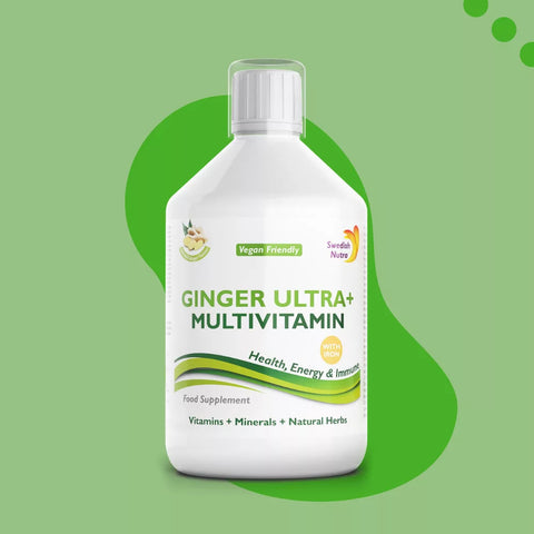 Swedish Nutra Ginger Ultra+ Multivitamin Liquid - 500ml