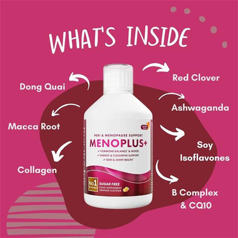 Swedish Nutra Menoplus+ Marine Collagen Orange 500ml