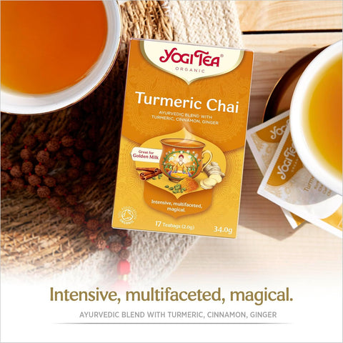 Yogi Tea Organic Turmeric Chai Herbal Tea - 17 x 2g