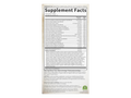 Garden of Life Organics Whole Food Multivitamin for Men Vegan Tablets supplement facts nutrition information panel