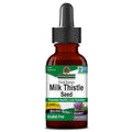 Bottle of Nature's Answer Milk Thistle Seed extract on a white background