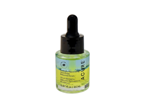 Acure oil dropper bottle on a white background