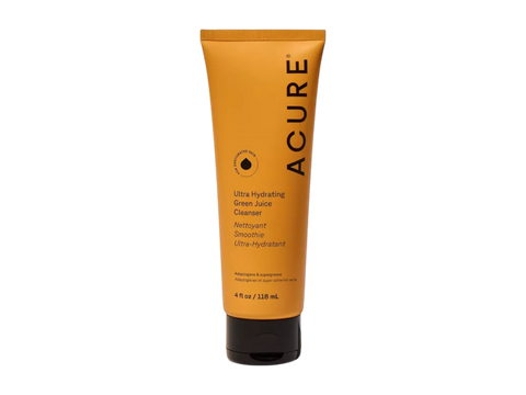Acure Ultra Hydrating Green Juice Cleanser tube on a white background