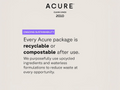 Acure Zombie Cell Clarifying Serum Milk Thistle & Niacinamide 30ml recyclable and compostable