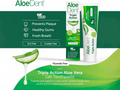 Aloe Dent Triple Action Aloe Vera Toothpaste Fluoride Free - 100ml