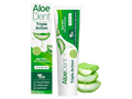 Front Image: Aloe Dent triple action aloe vera toothpaste fluoride free vegetarian 100ml tube & box